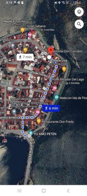 Apartamento Casa Zoila Hospedaje Frente Al Lago Lakefront Lodging Flores Exterior foto